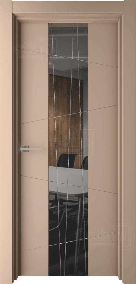 Ostium Межкомнатная дверь R14 Зеркало, арт. 24201 - фото №1