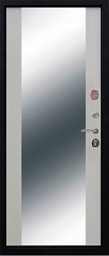 Феррони Входная дверь 11 см Изотерма серебро Зеркало фацет, арт. 0003826 - фото №1